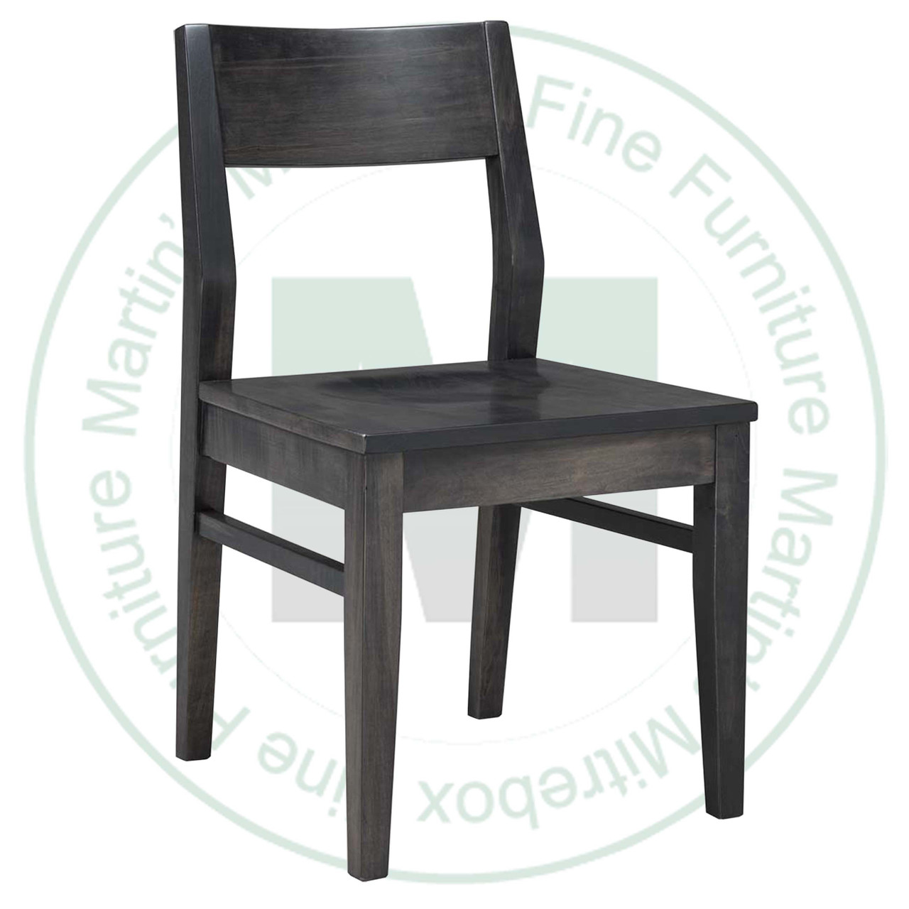 Maple Standford Side Chair With Wood Seat