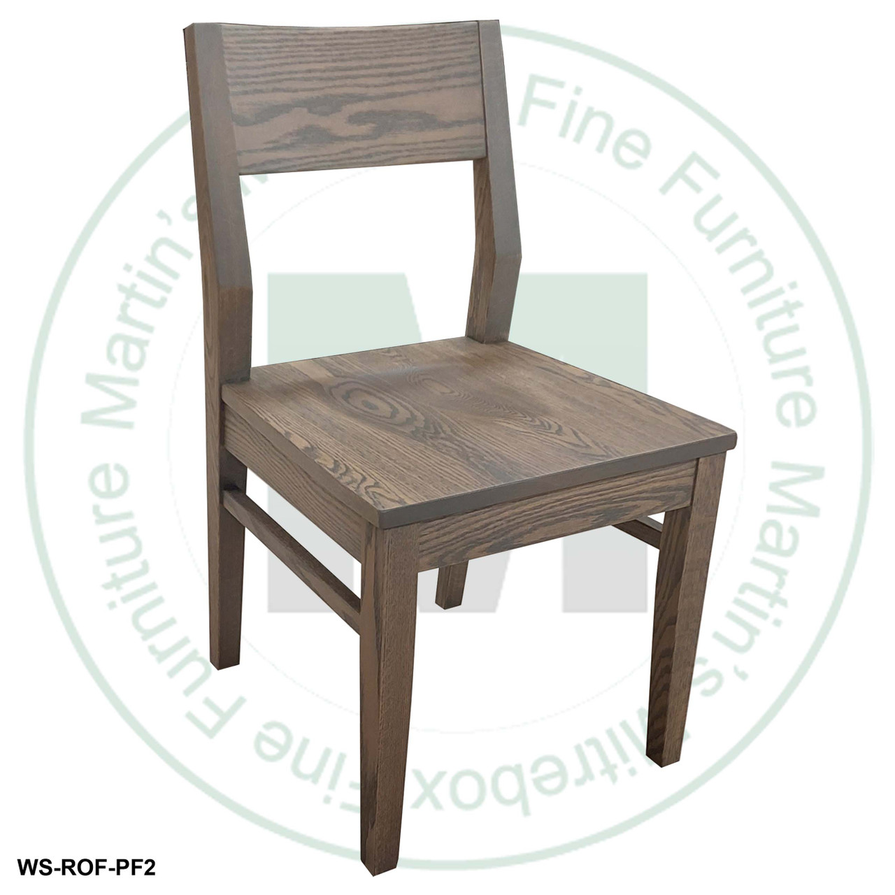 Maple Standford Side Chair With Wood Seat