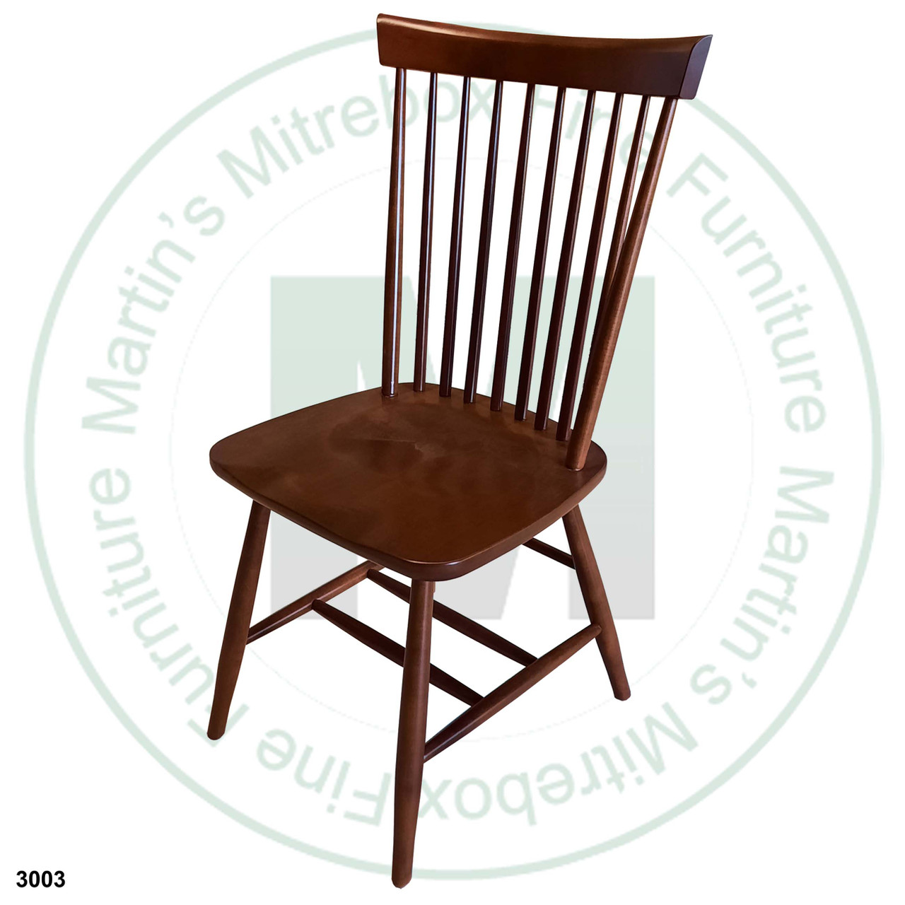 Oak Shaker Side Chair With Wood Seat