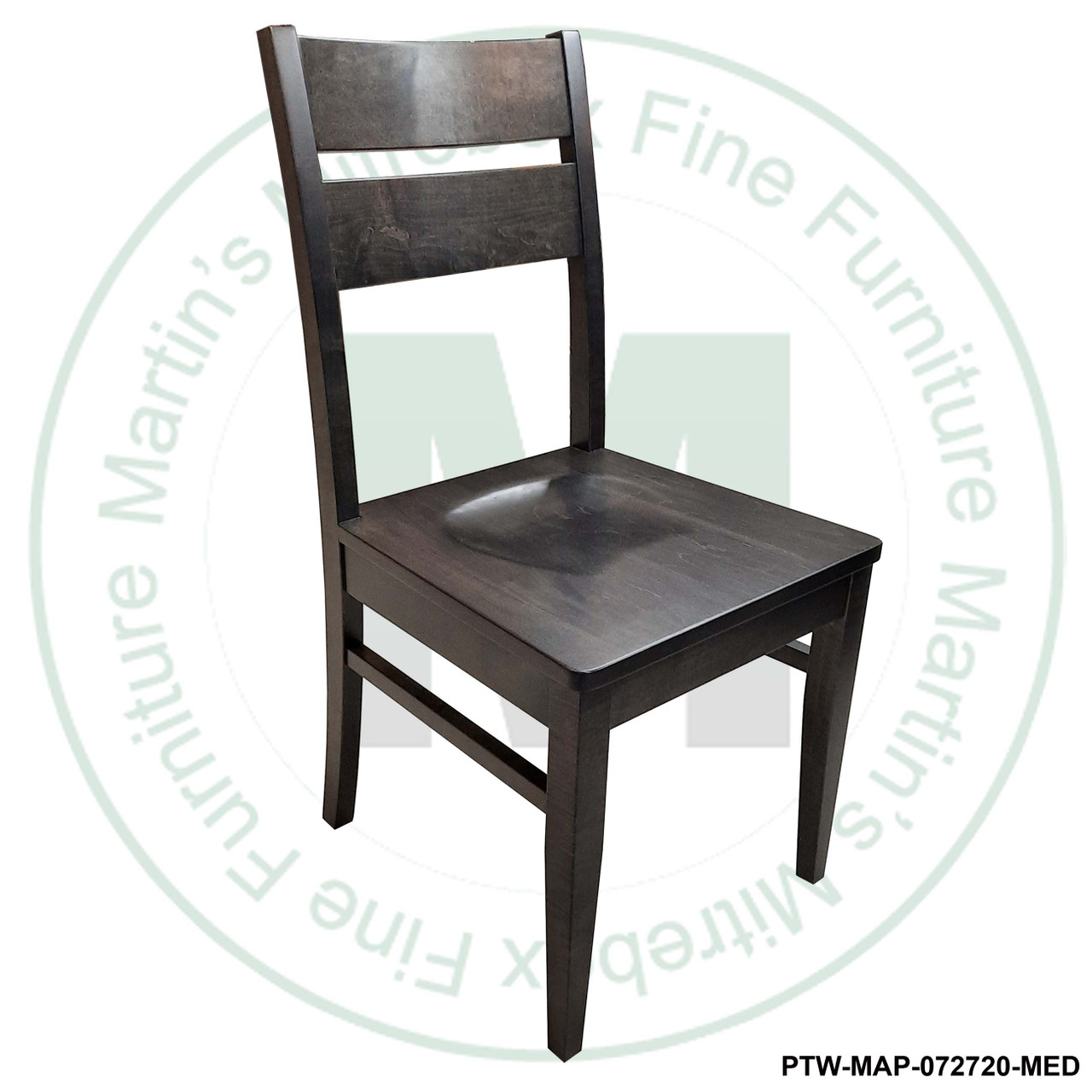 Maple Elite Side Chair With Wood Seat