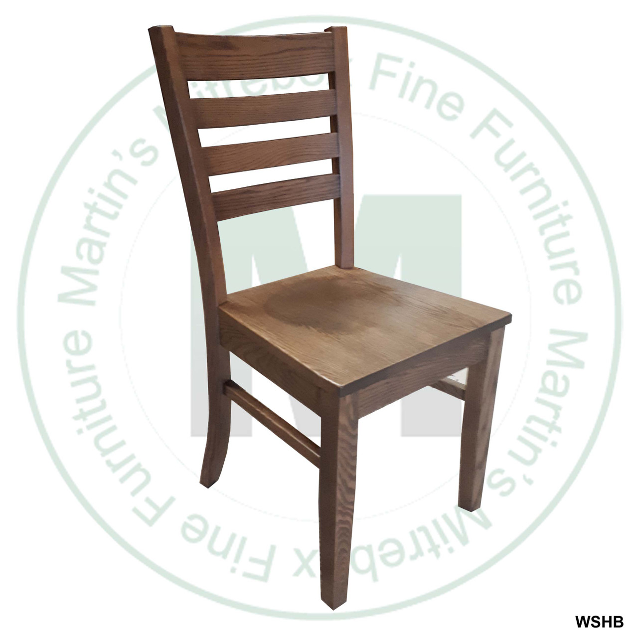 Oak Astrid Side Chair With Wood Seat