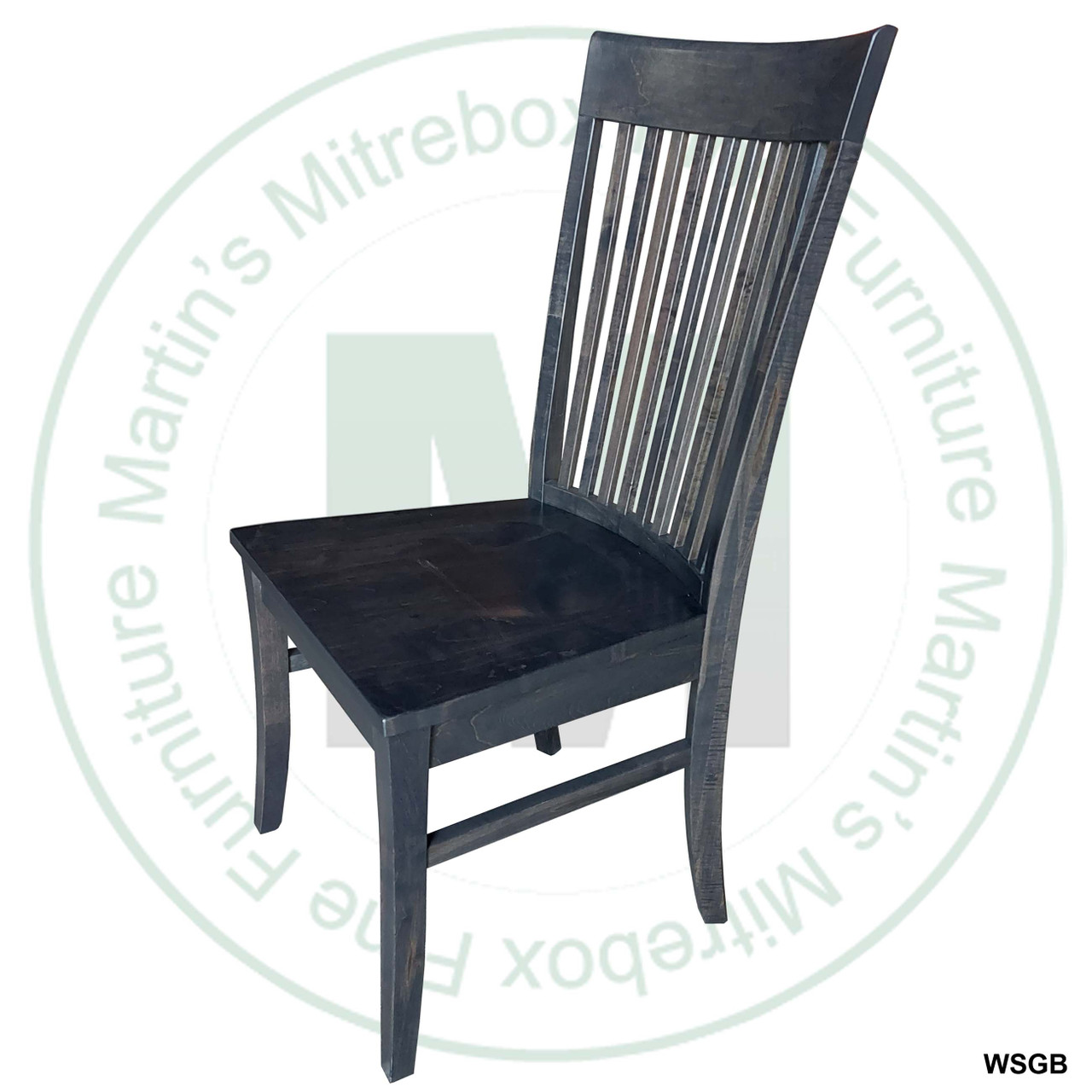 Oak Demi - Lume Side Chair With Wood Seat