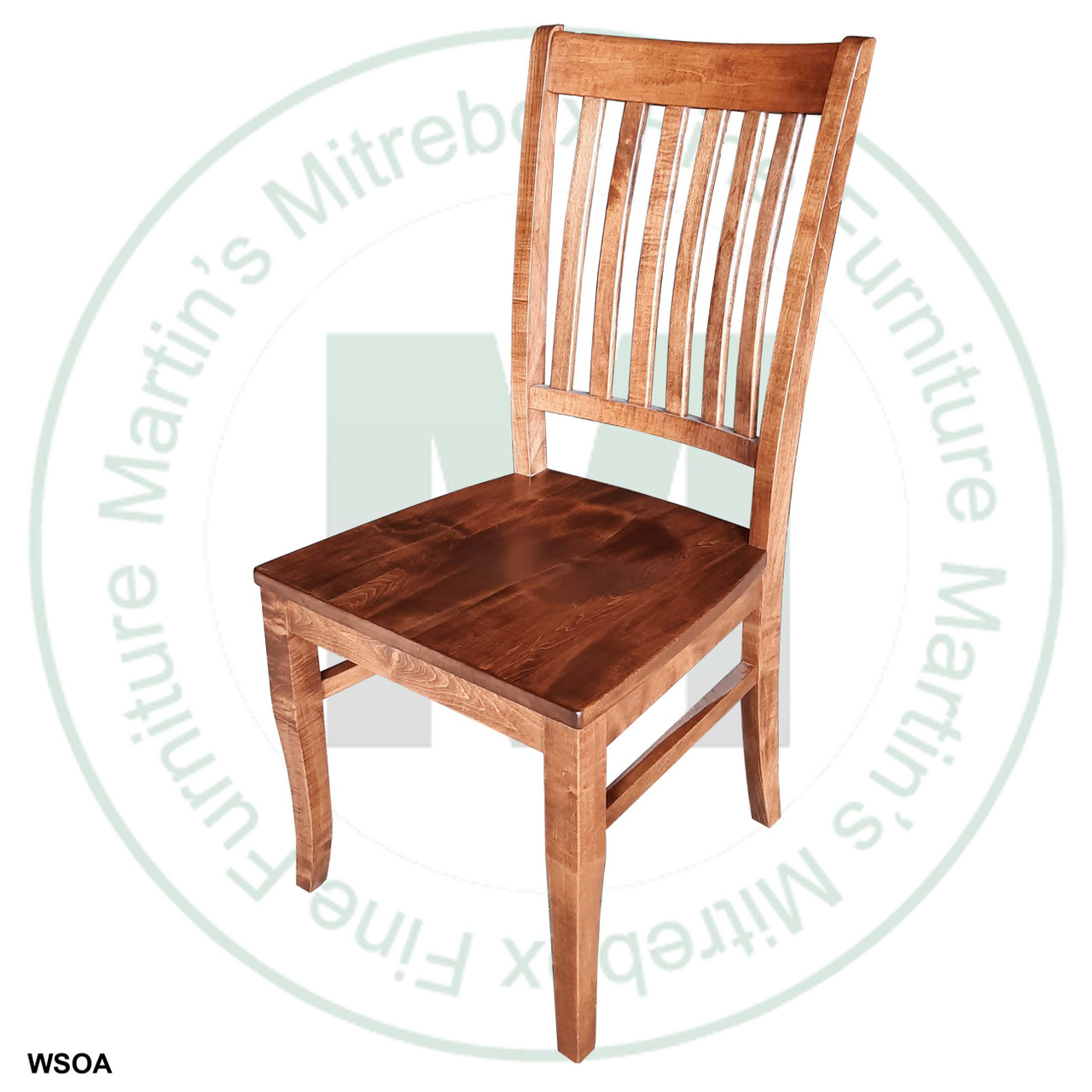 Oak Homedale Side Chair With Wood Seat