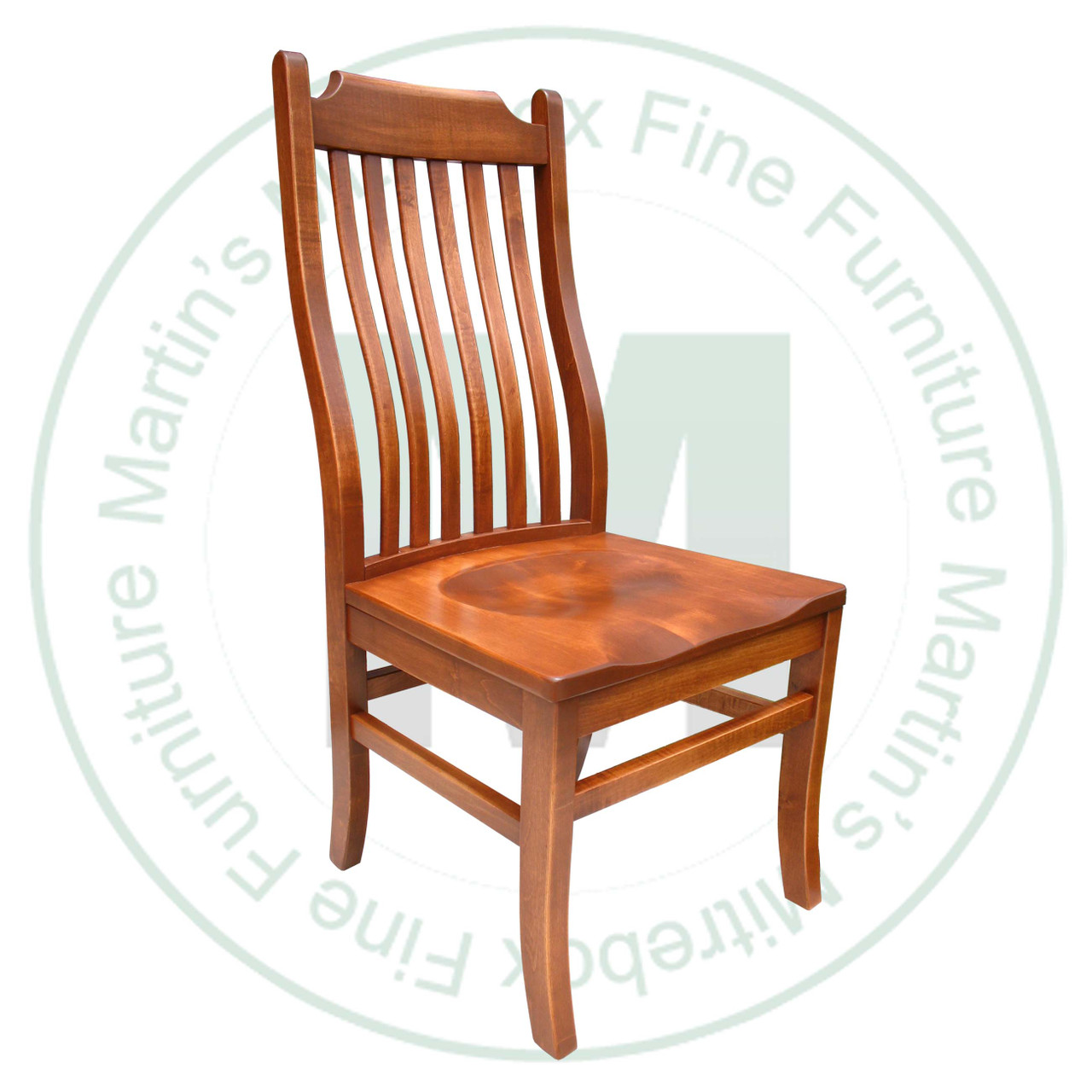 Maple Dickson Side Chair With Wood Seat