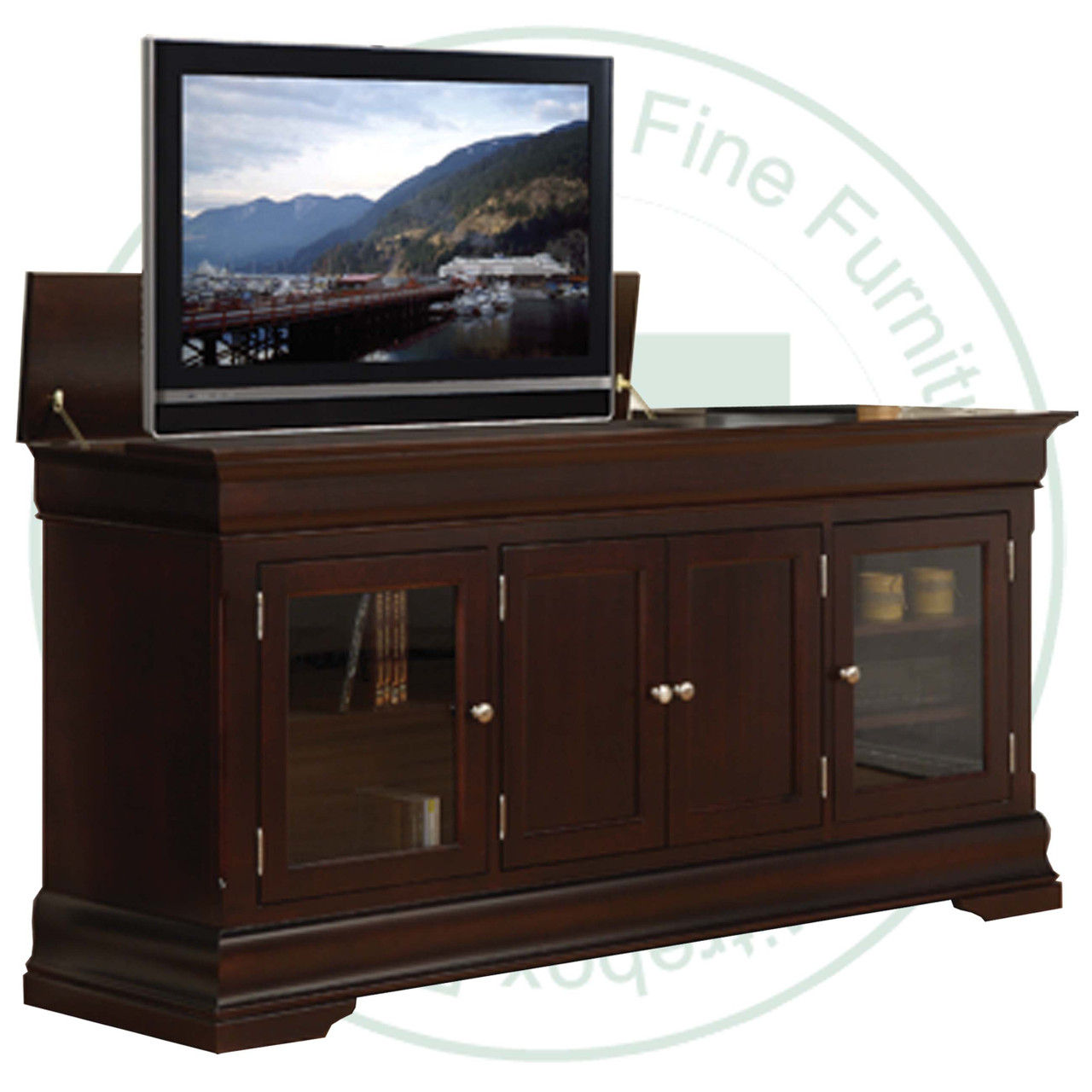 Oak Phillipe Motorized TV Lift Cabinet 20''D x  72''W x 35''H