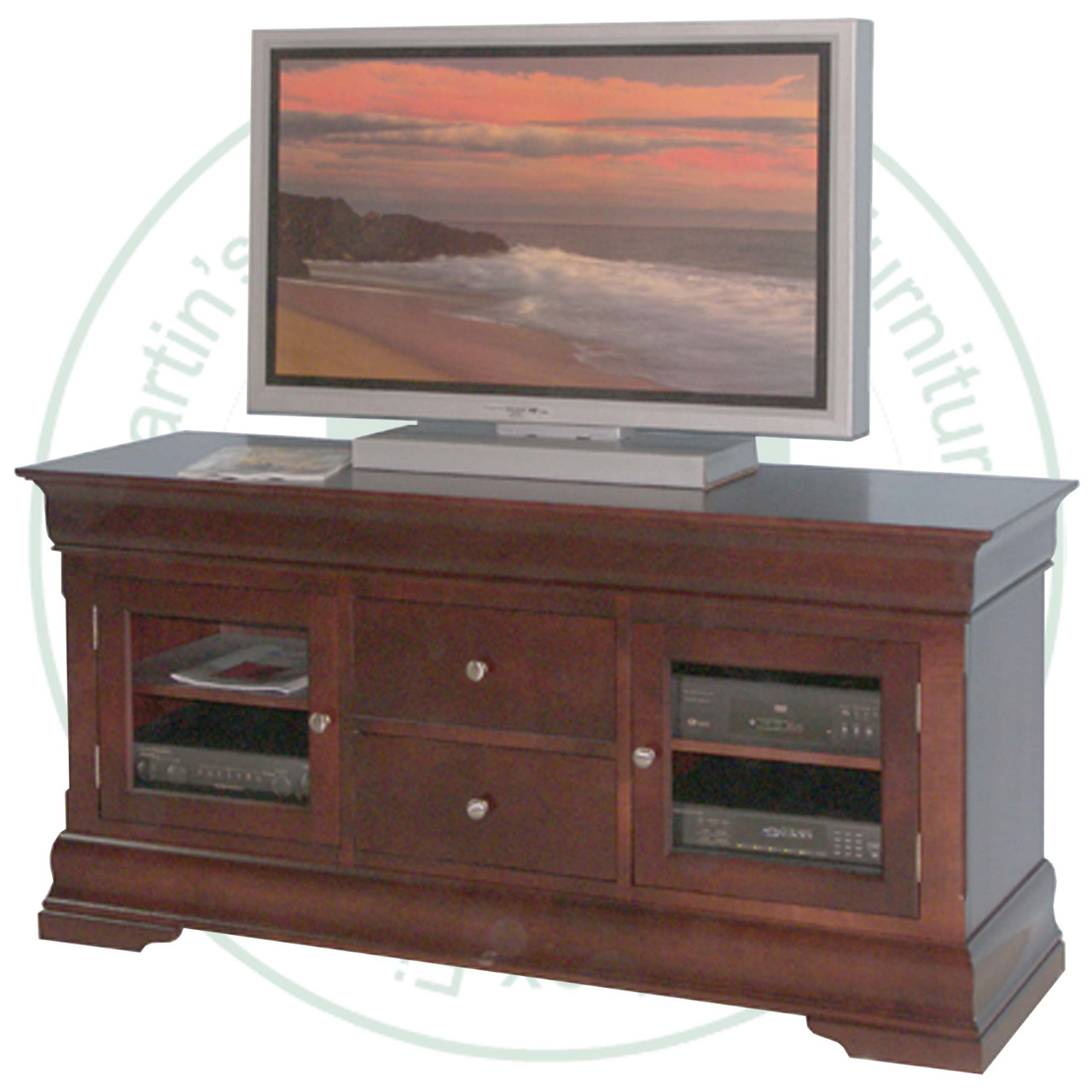 Oak Phillipe HDTV Cabinet 20''D x  62''W x 30''H