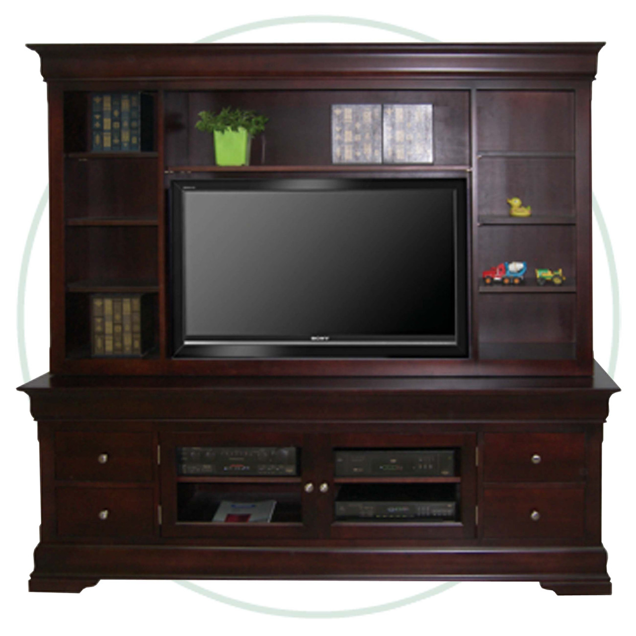 Oak Phillipe HDTV Cabinet 20''D x 84''W x 80''H