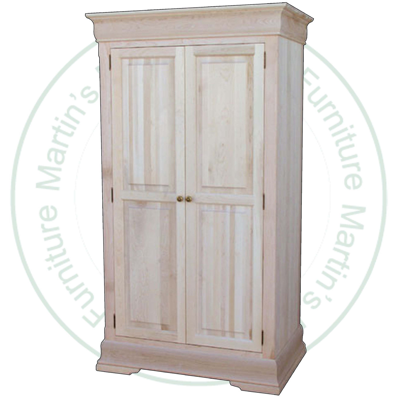 Wormy Maple Phillipe 2 Drawer Armoire