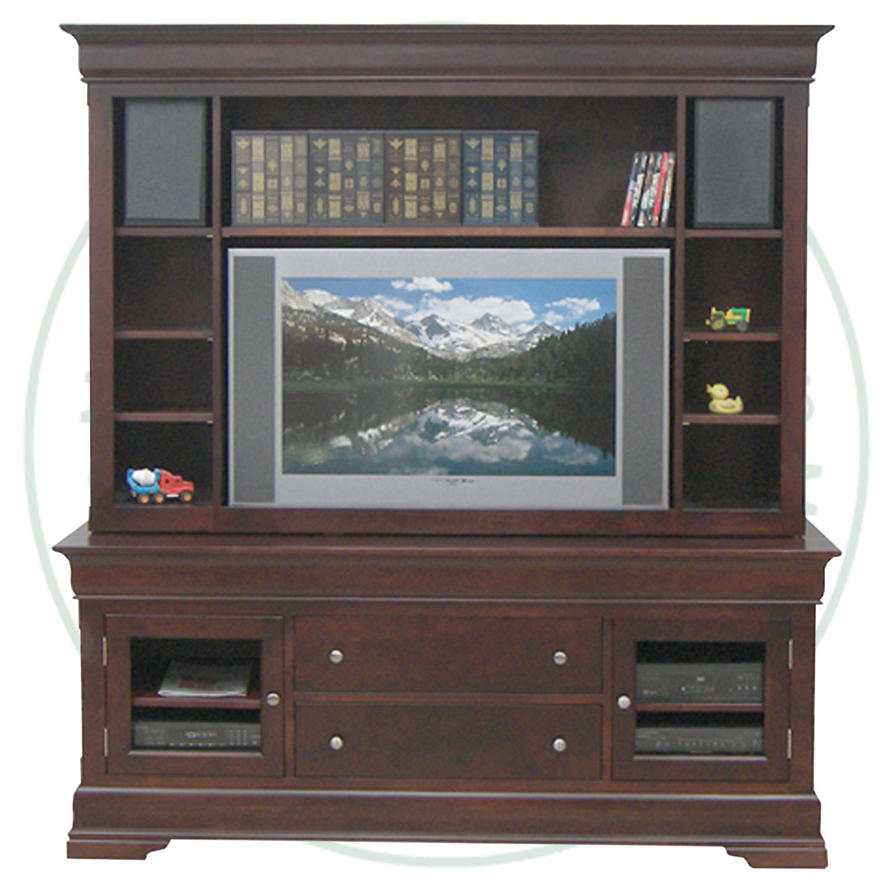 Wormy Maple Phillipe HDTV Cabinet 20''D x 74''W x 80''H