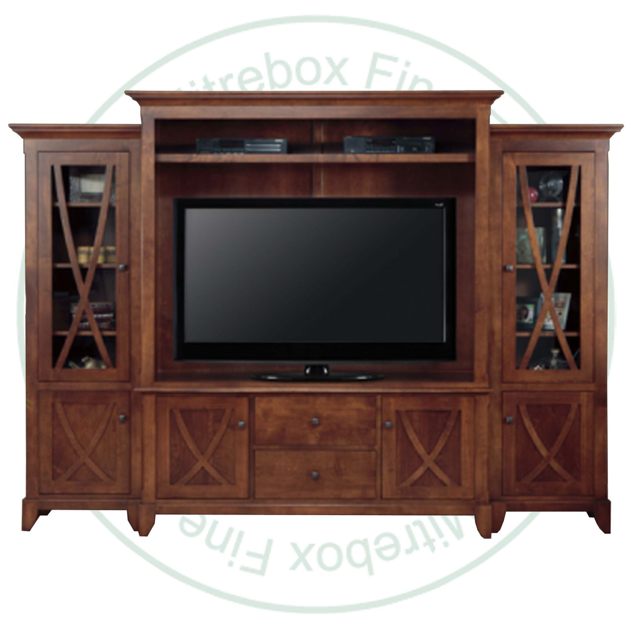 Maple Florence 4 Piece Plasma TV Centre