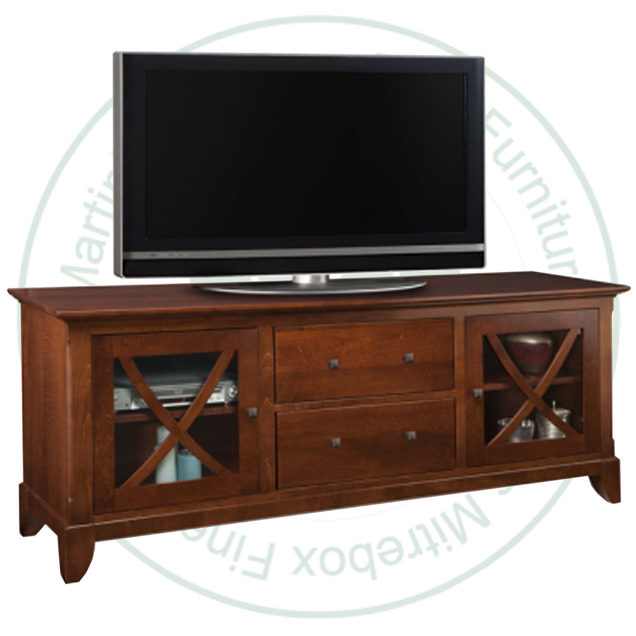 Oak Florence 73" HDTV Cabinet