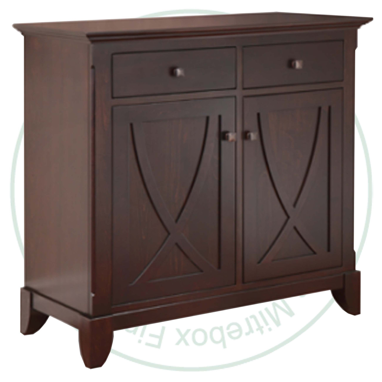 Wormy Maple Florence 2 Drawer 2 Door Sideboard