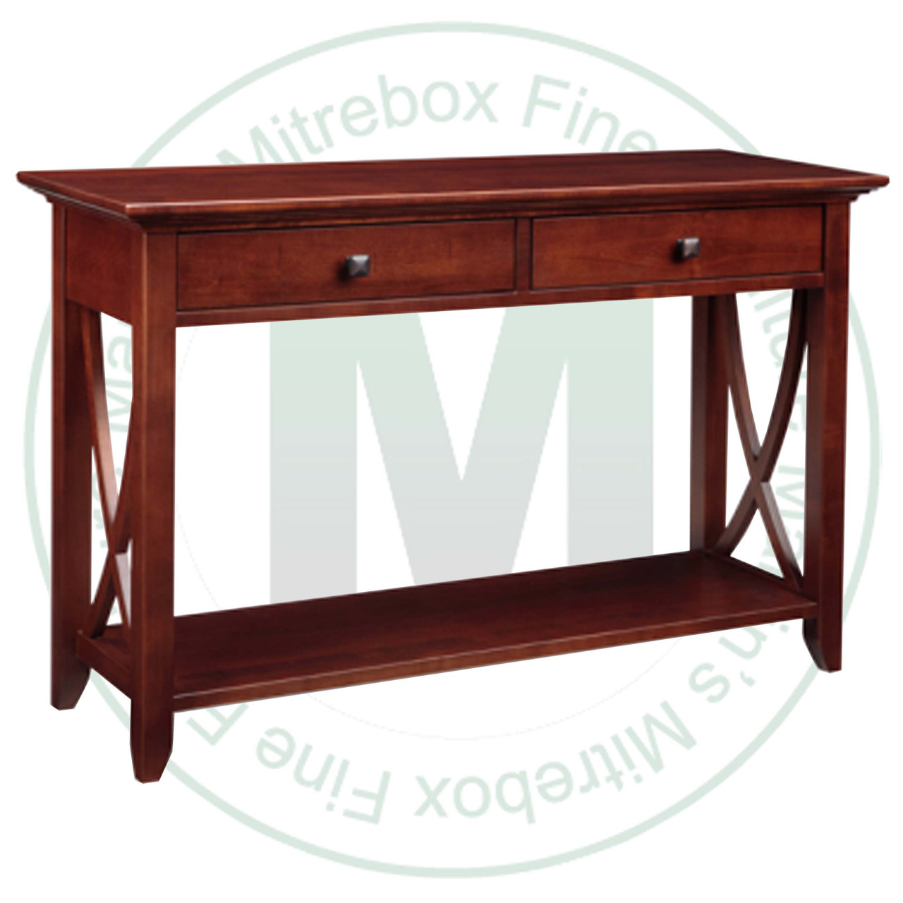 Wormy Maple Florence Wide Sofa Table