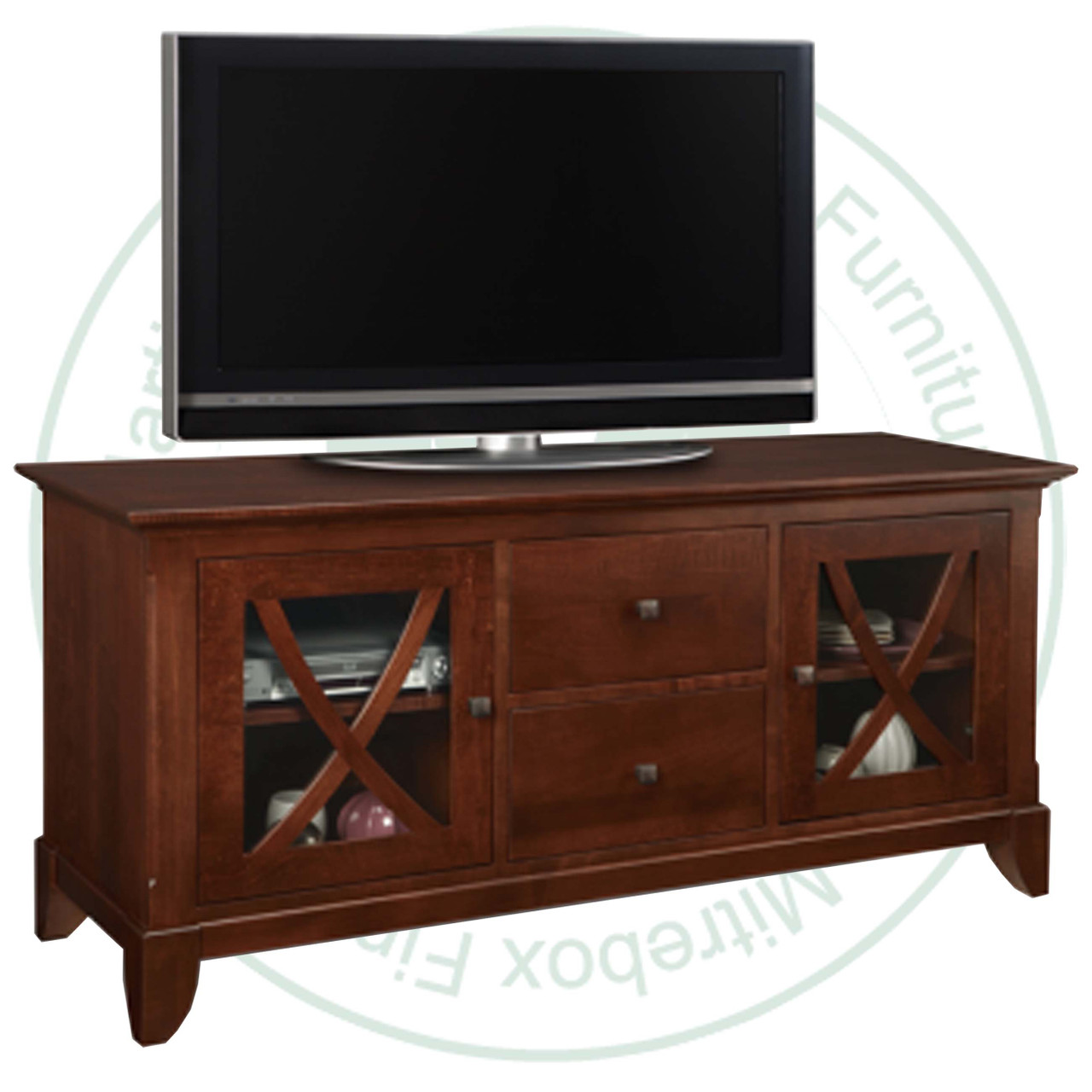 Wormy Maple Florence 61" HDTV Cabinet