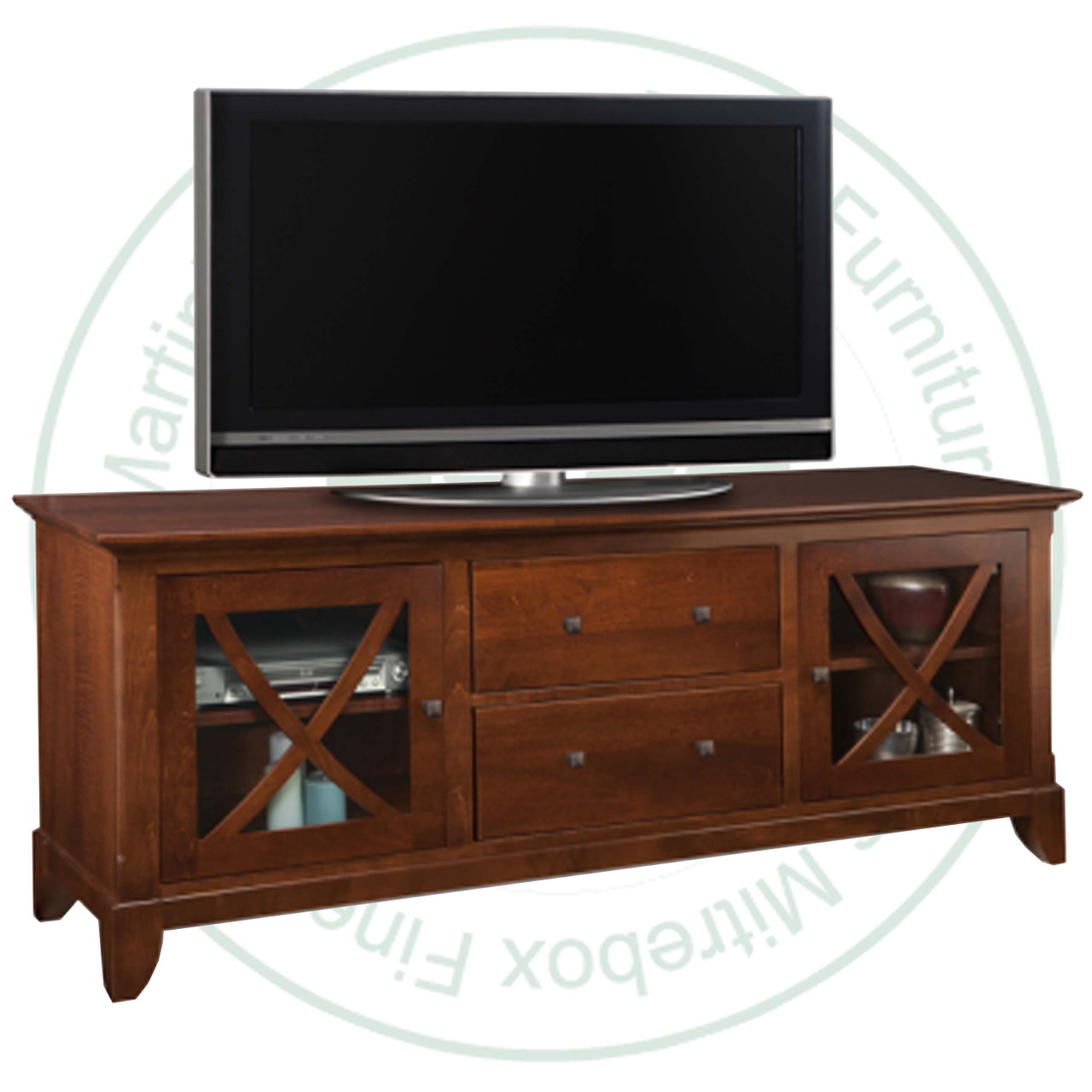 Wormy Maple Florence 73" HDTV Cabinet