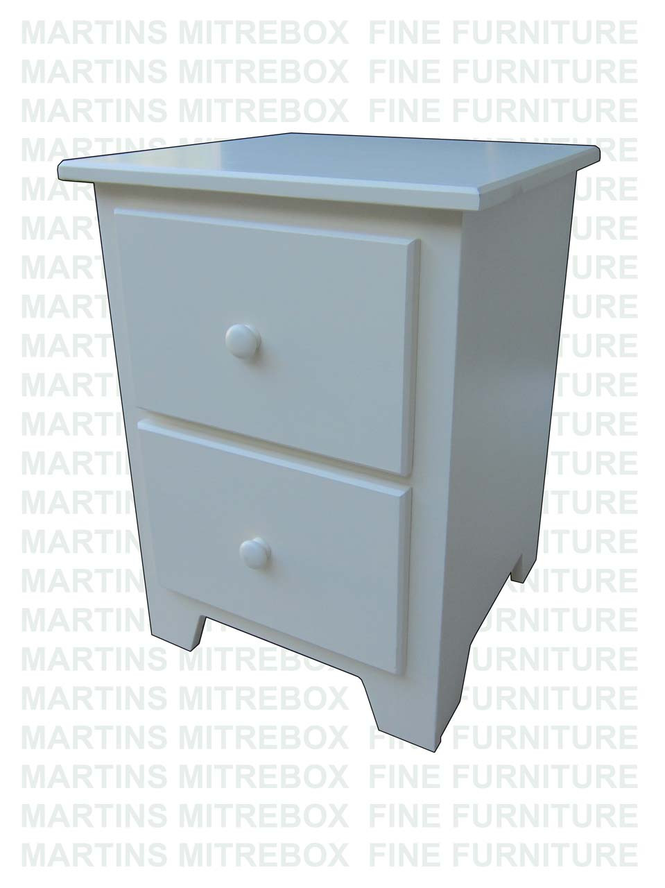 Pine Havelock Nightstand 18''D x 20''W x 28''H With 2 Drawers