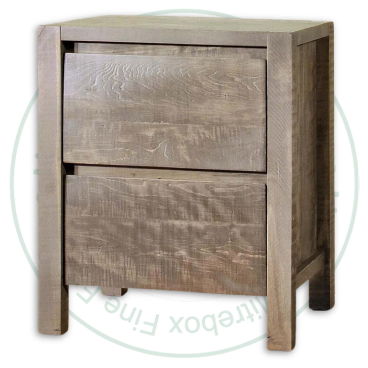 Pine Meta Sequoia 2 Drawer Nightstand