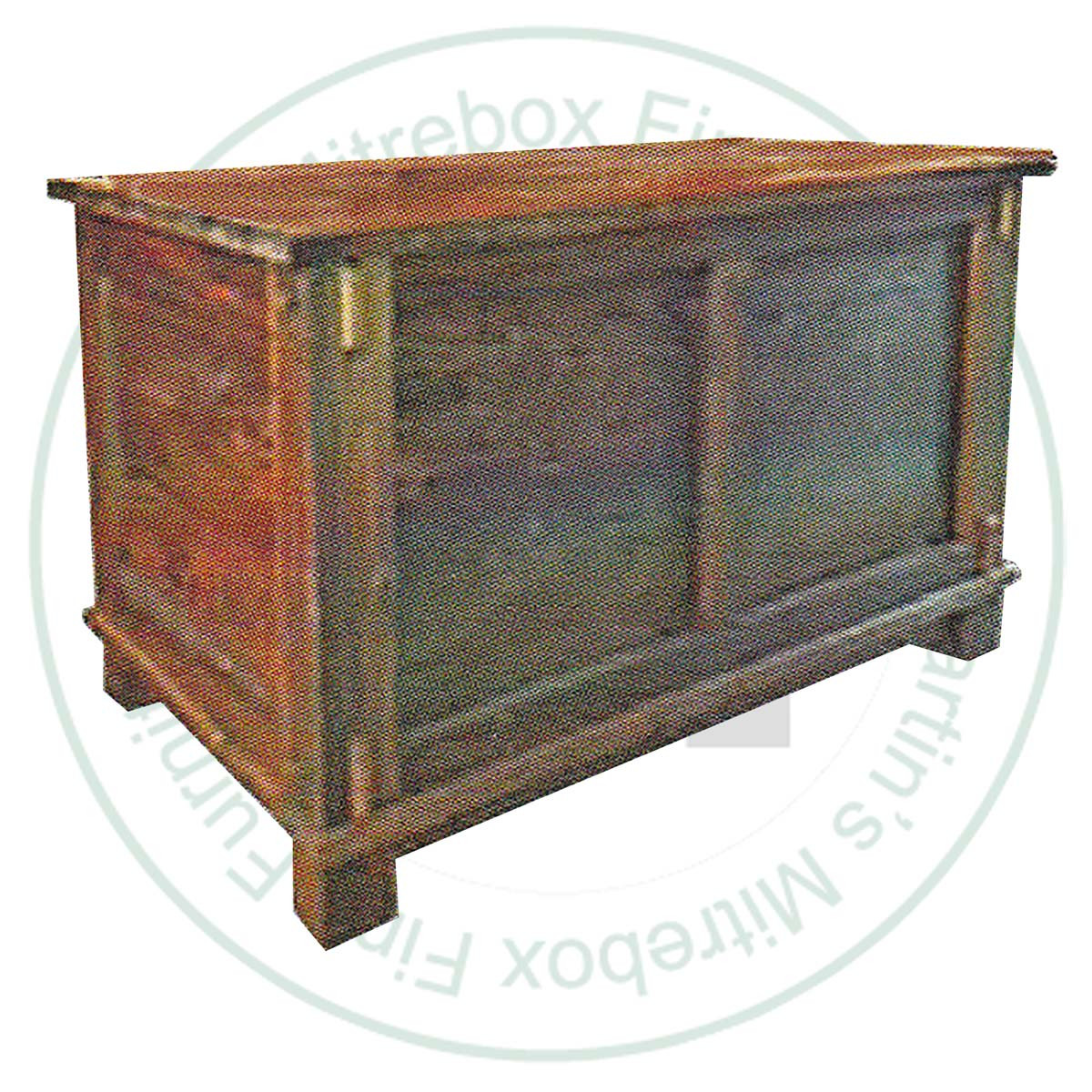 Wormy Maple Timber Blanketbox