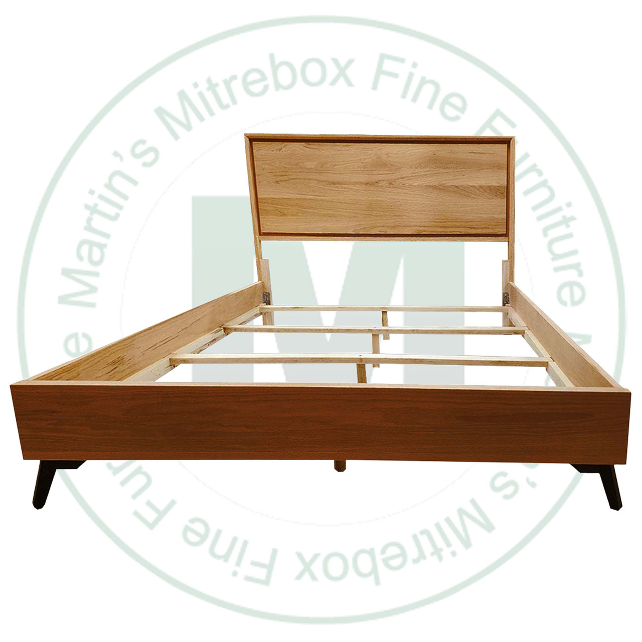 Wormy Maple Venice King Bed With 16'' Perimeter Footboard