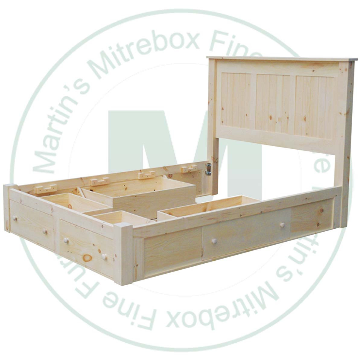 Pine Universal King Condo Footboard and Sides