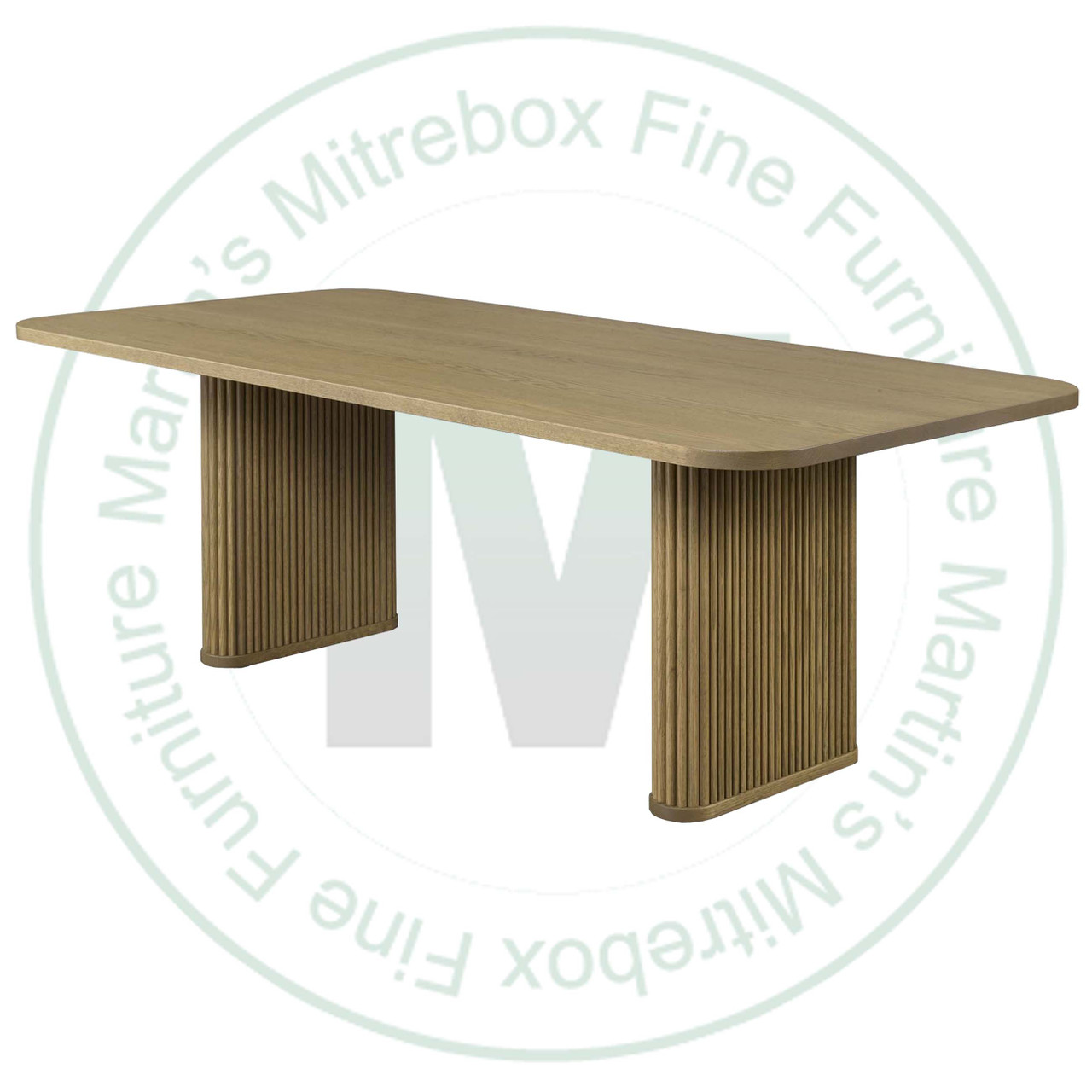 Oak Kasper Solid Top Harvest Table 42''D x 120''W x 30''H