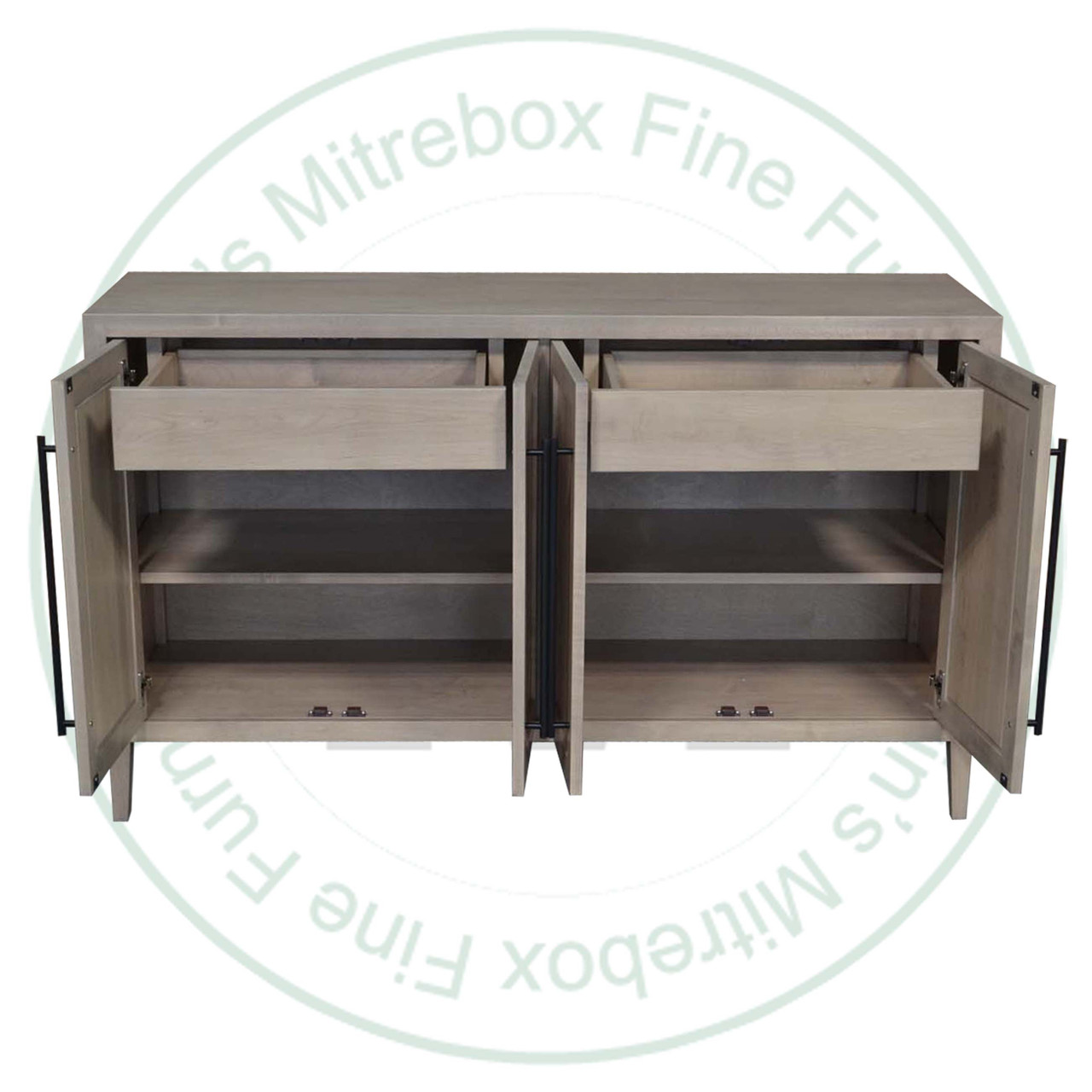 Oak Astrid Sideboard 18'' Deep x 60'' Wide x 36''H