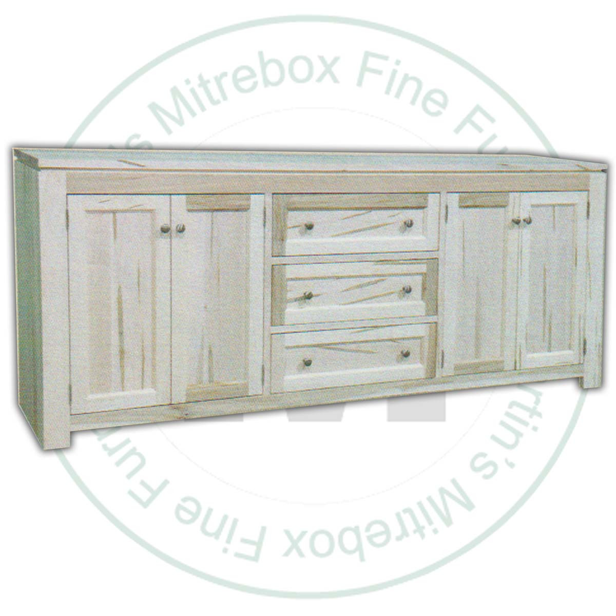 Pine Tweedsdale 4 Door 3 Drawer Buffet