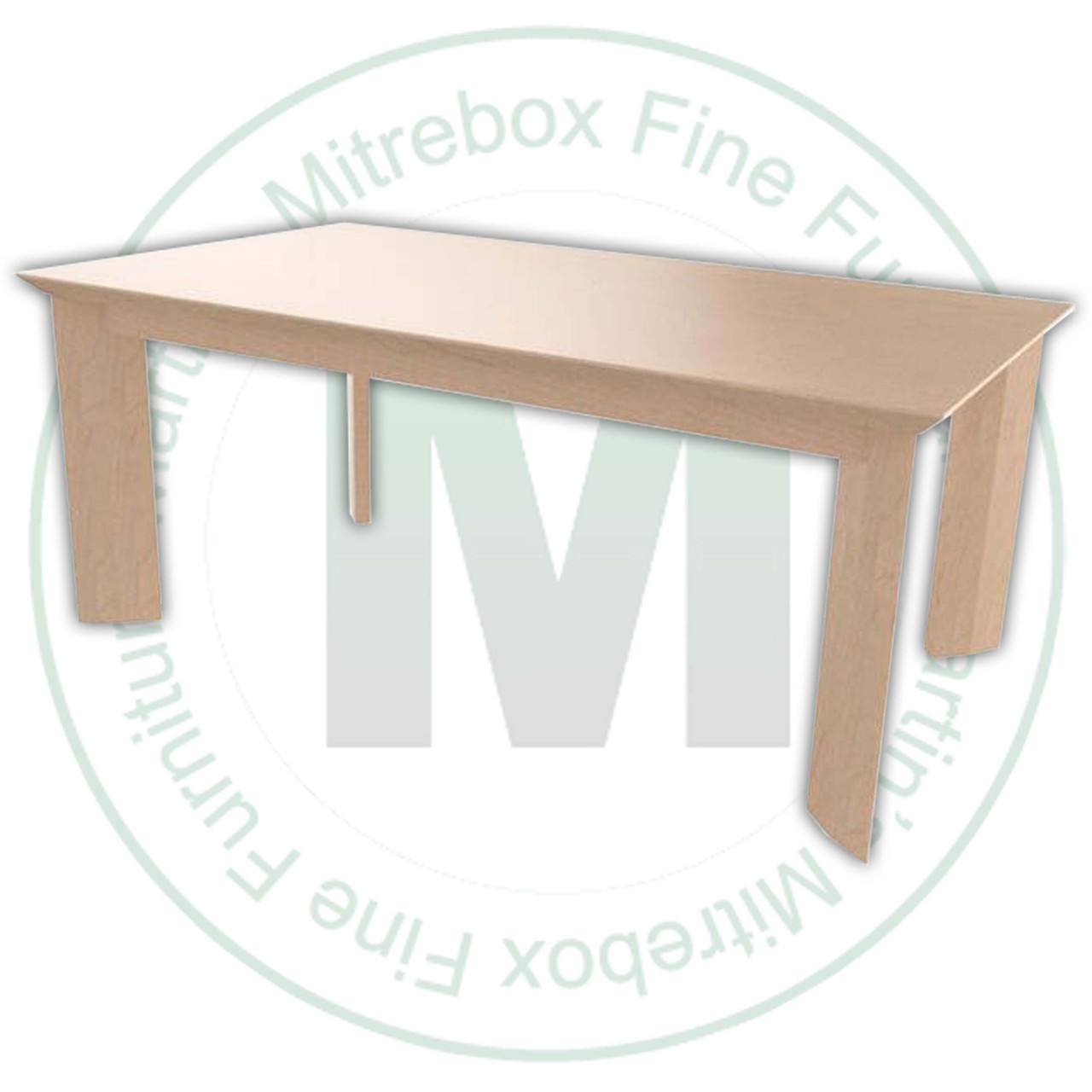 Wormy Maple Walton Solid Top Harvest Table 48''D x 84''W x 30''H