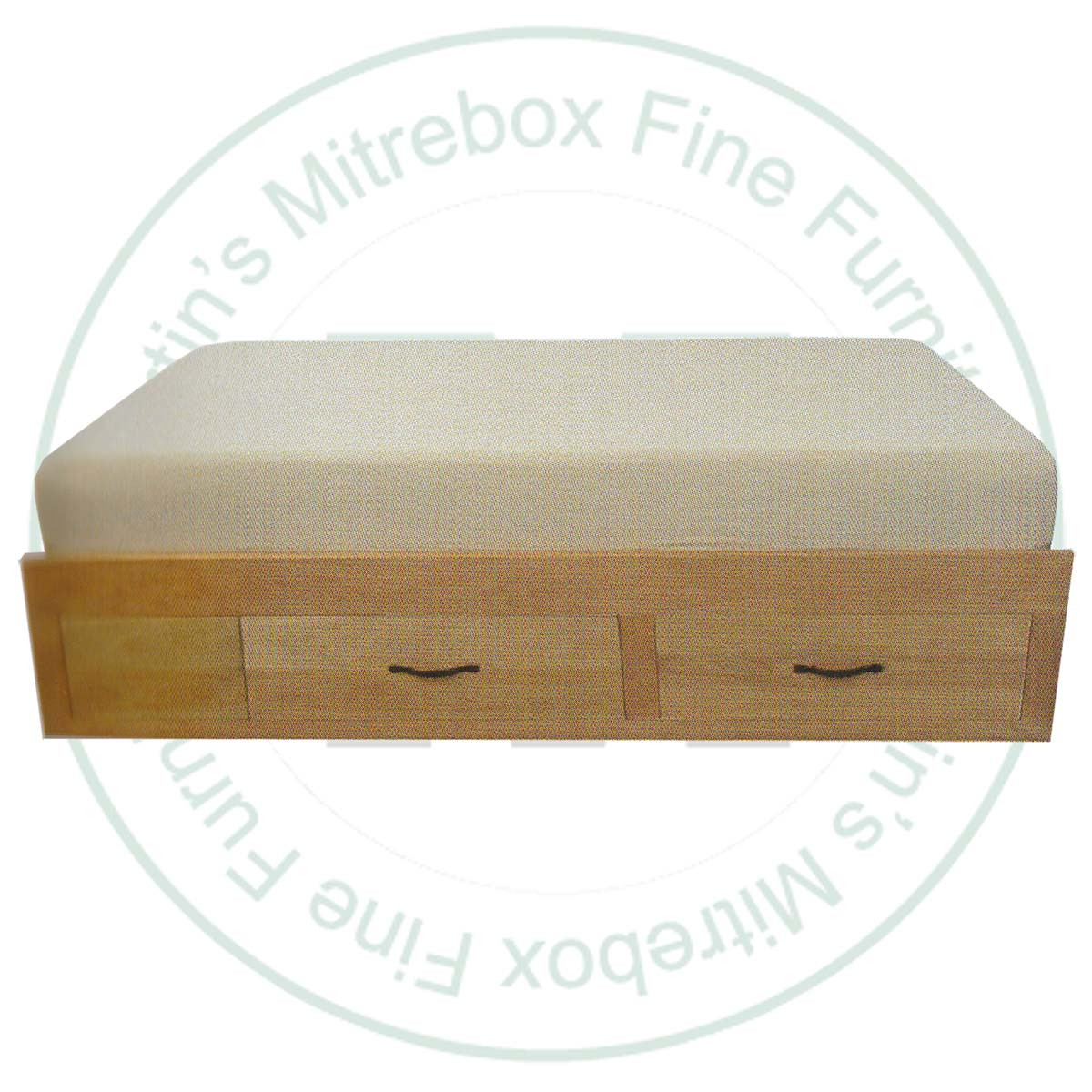 Maple 2 - 9'' Drawers For 1 Side Of Bed
