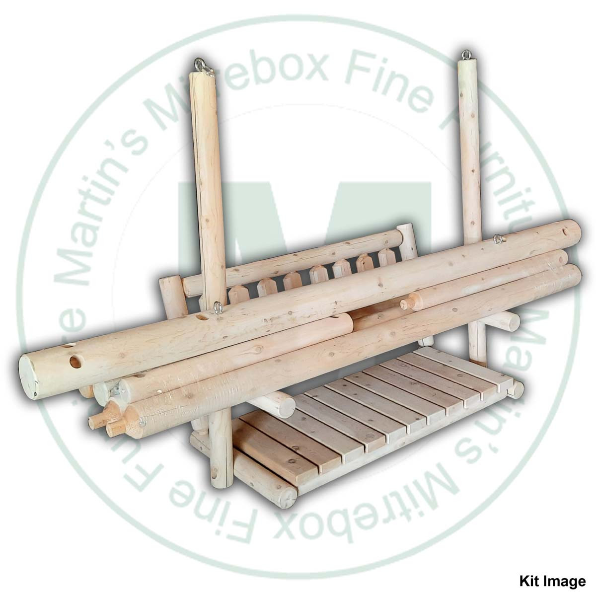 Hinterland White Cedar Log A Frame With Seat