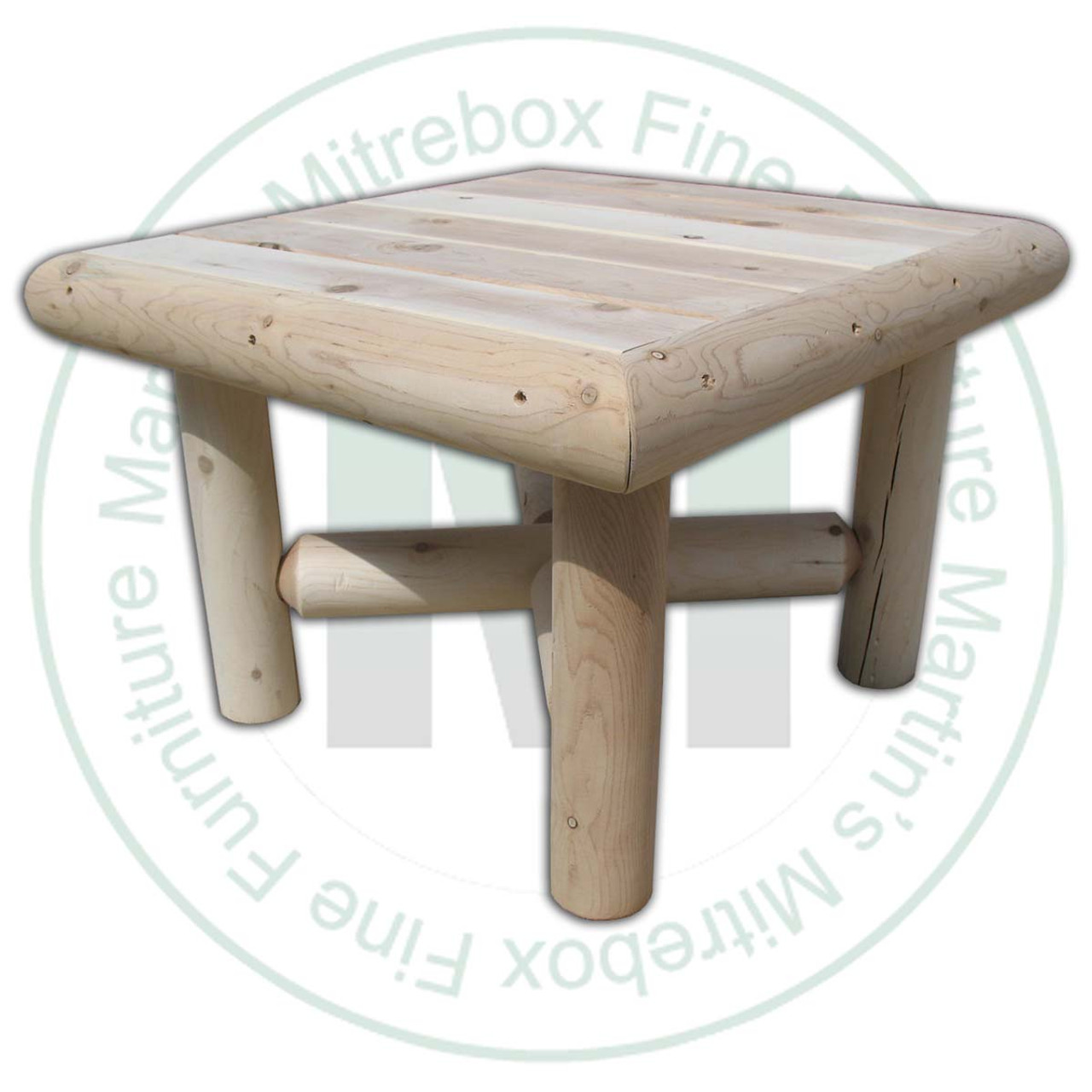 Hinterland White Cedar Log Muskoka Coffee Table