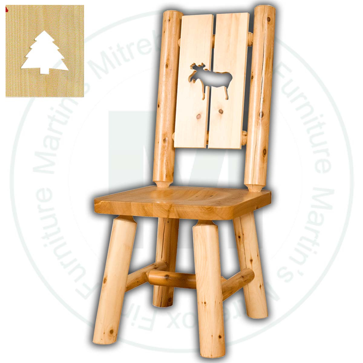 Hinterland Cut - Out Tree Log Side Chair.
