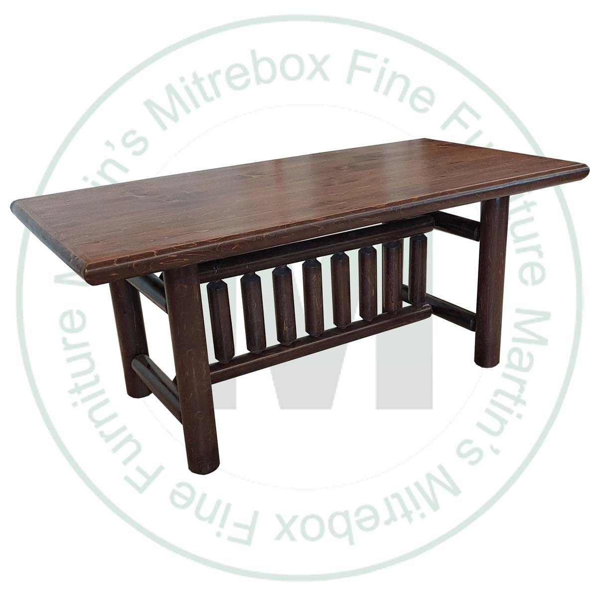 Hinterland Log 72'' Wide Harvest Table.