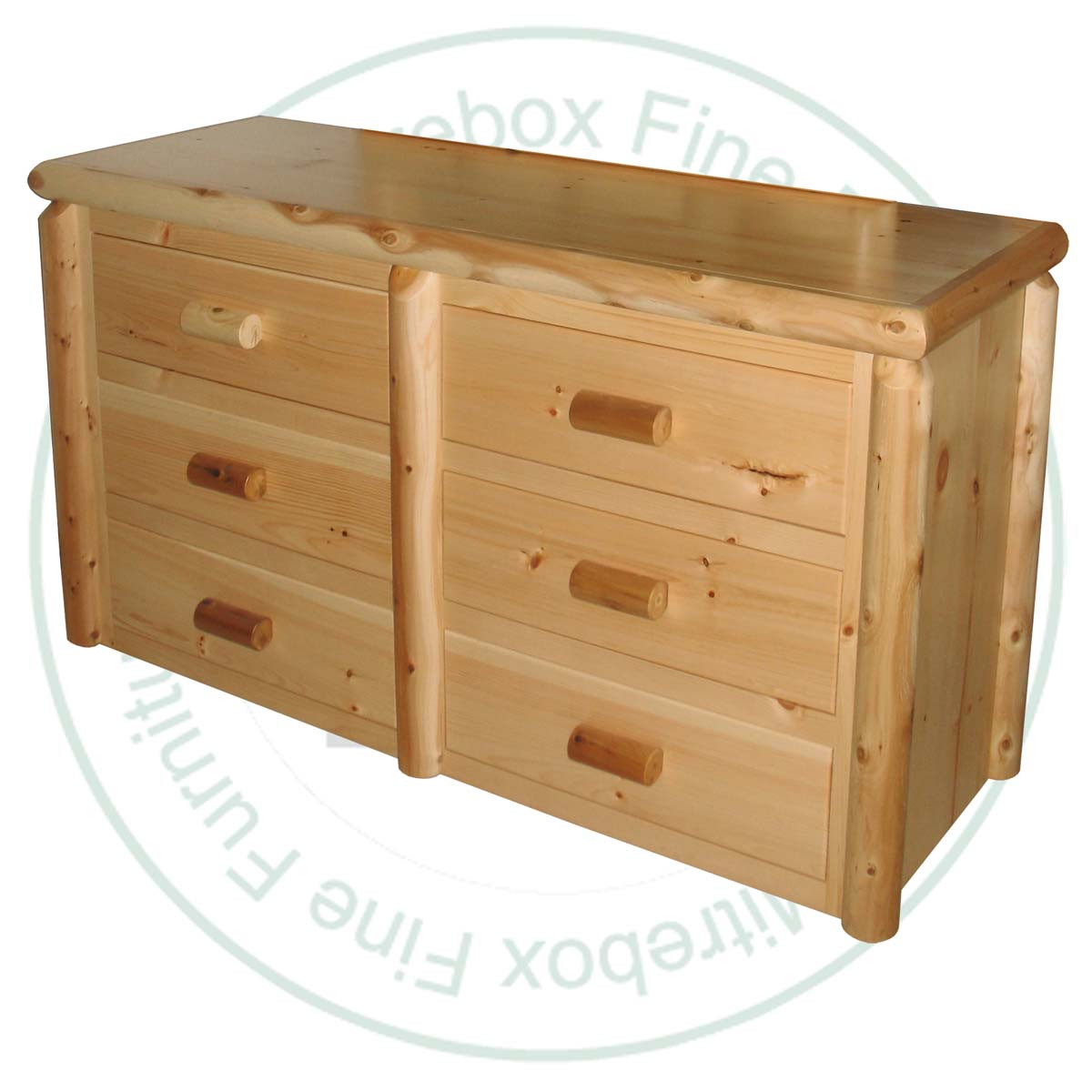 Hinterland 6 Drawer Log Dresser.