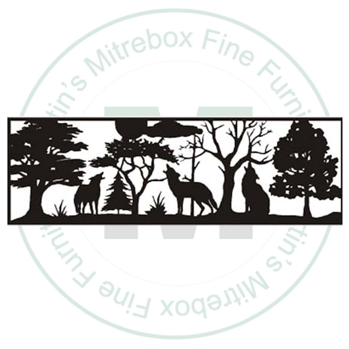 Hinterland King Wolf Panel Bed.