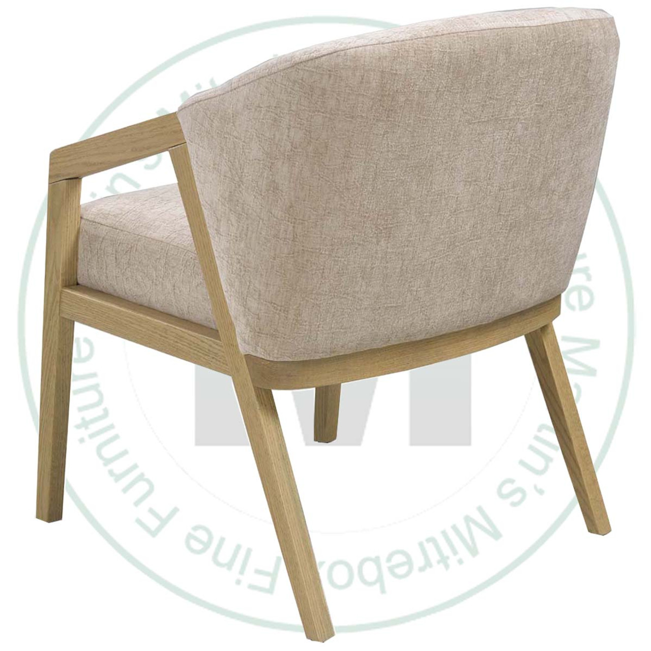 Oak Rolf Arm Chair With Leather Seat