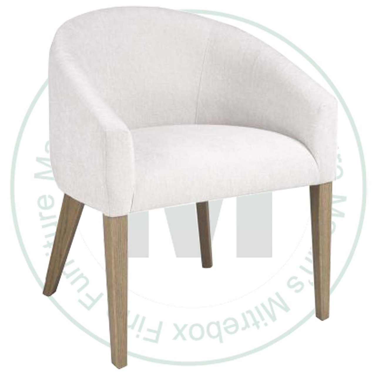 Maple Skye Side Chair With Fabric Seat