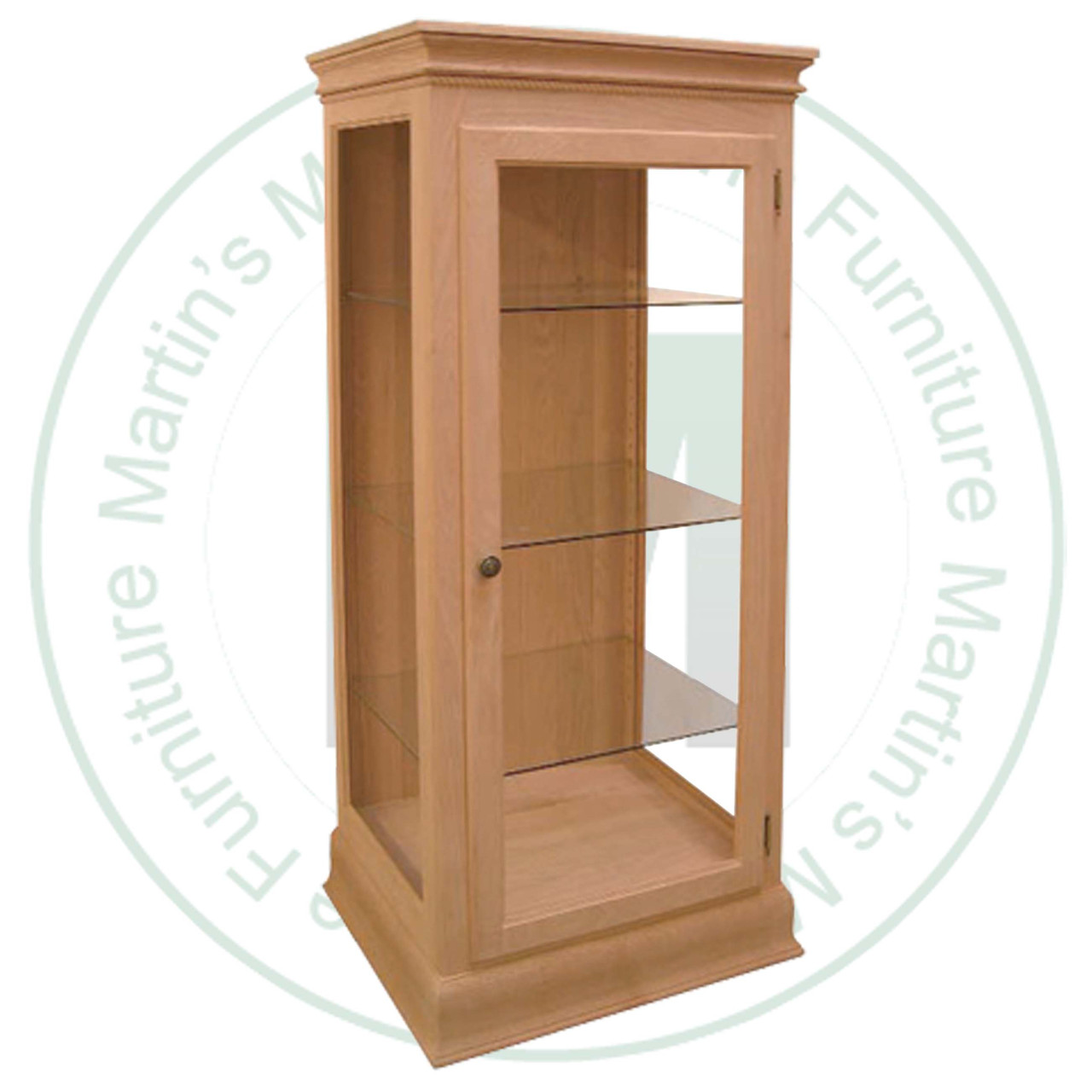 Pine Heritage Curio 28''W x 60''H x 17''D