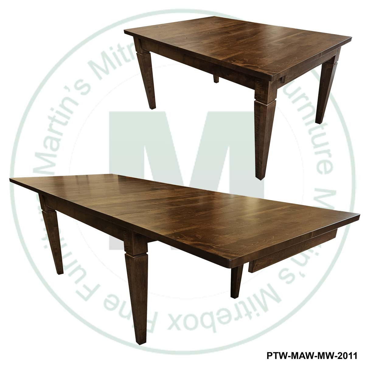 Maple Elmira Harvest 1.25'' Table Top 42''D x 60''W x 30''H With 4 - 12'' Leaves