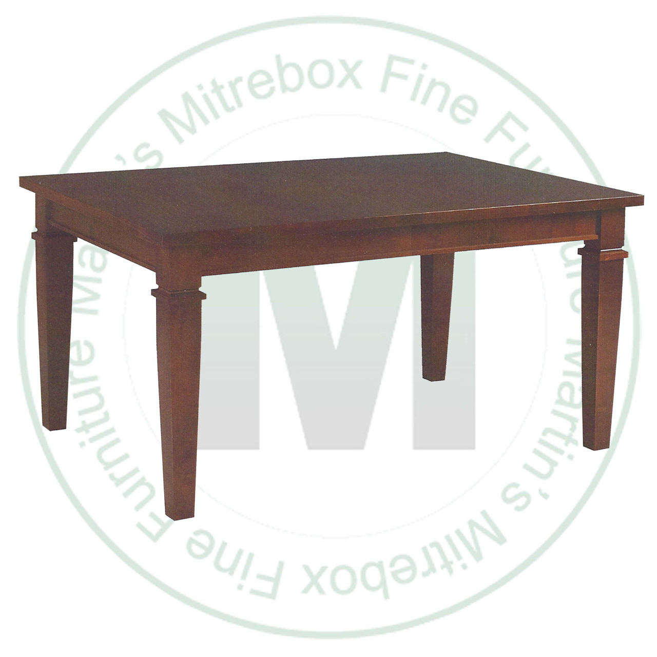 Maple Arizona Solid Top Harvest Table 42''D x 96''W x 30''H And 2 - 16'' Extensions