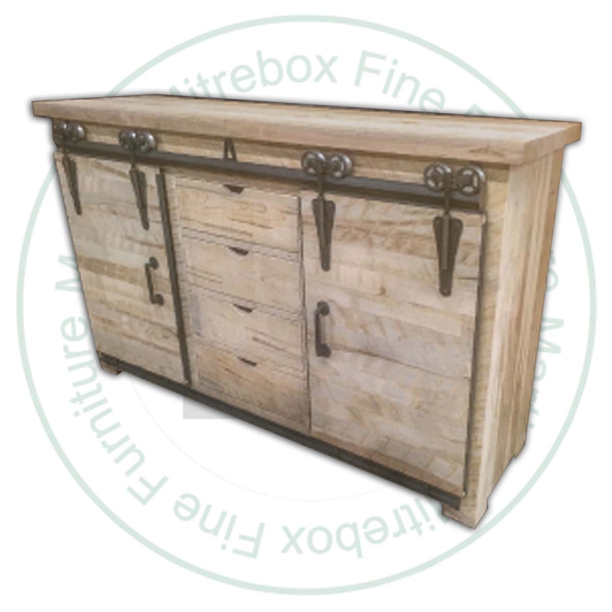 Wormy Maple Dalton Sideboard 22'' Deep x 72'' Wide x 42'' High