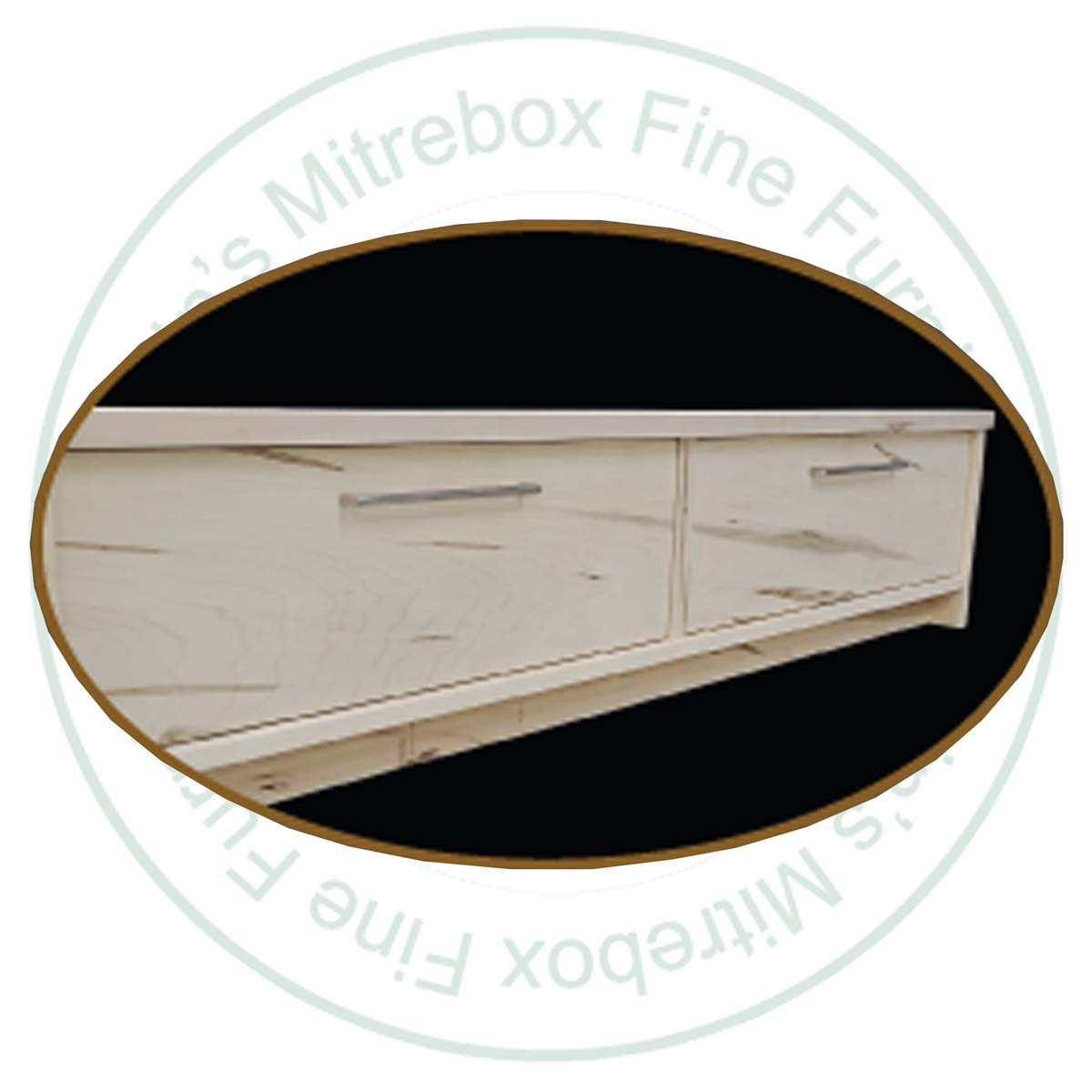 Wormy Maple Welbeck King Storage Bed With 4 Side Rail Drawers