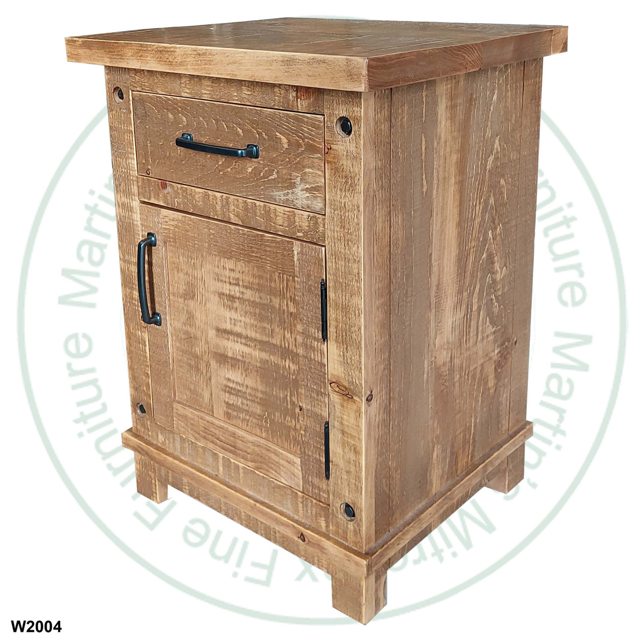 Maple Adirondack 1 Drawer Nightstand