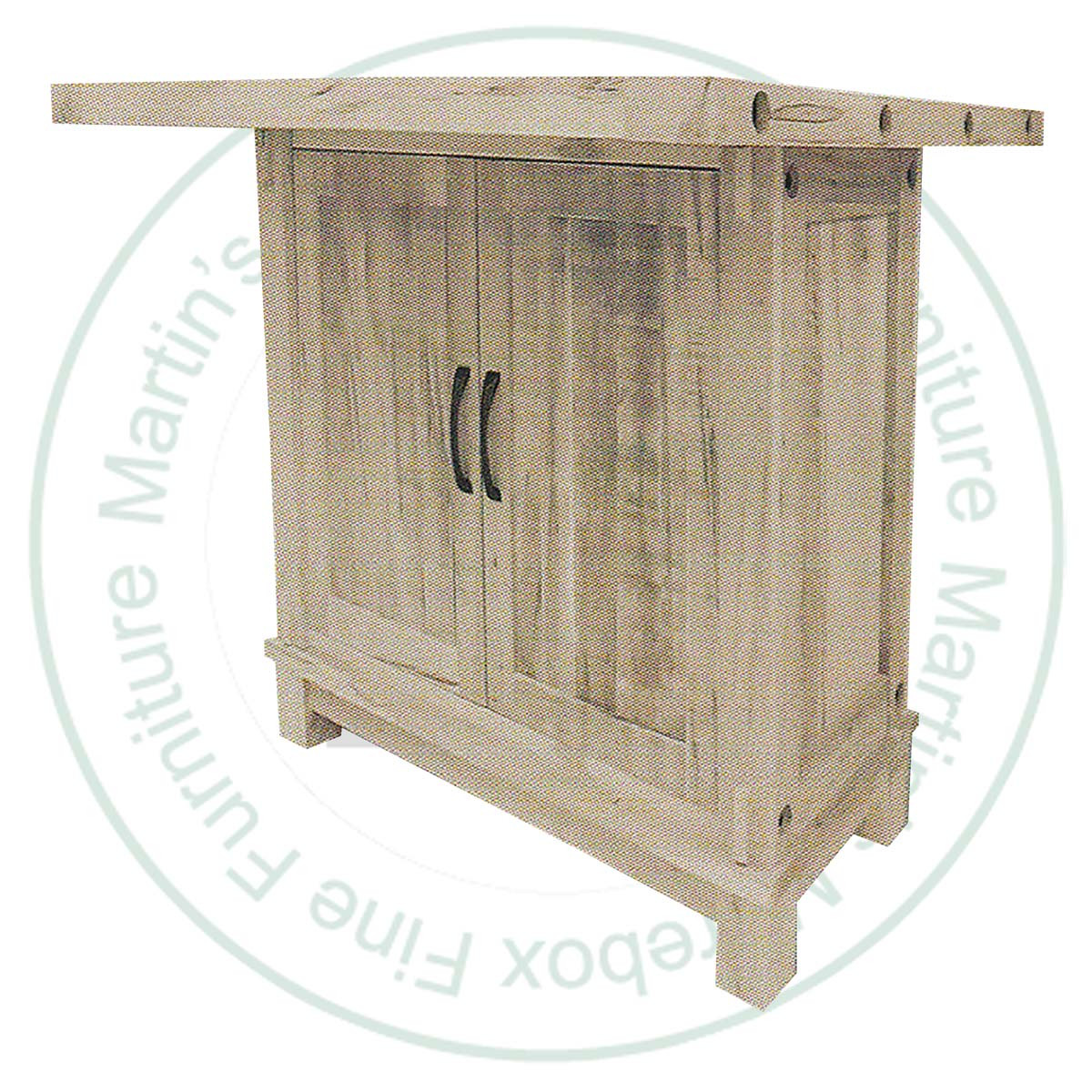 Maple Timber 2 Door Island