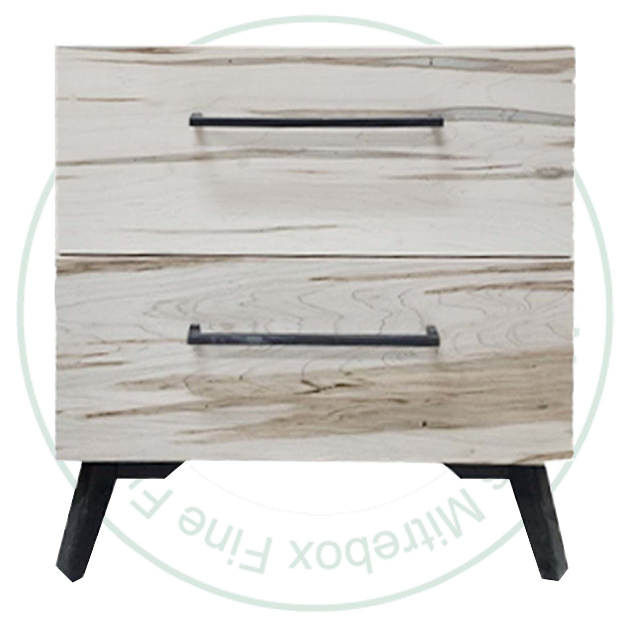 Maple Mondo 2 Drawer Nightstand