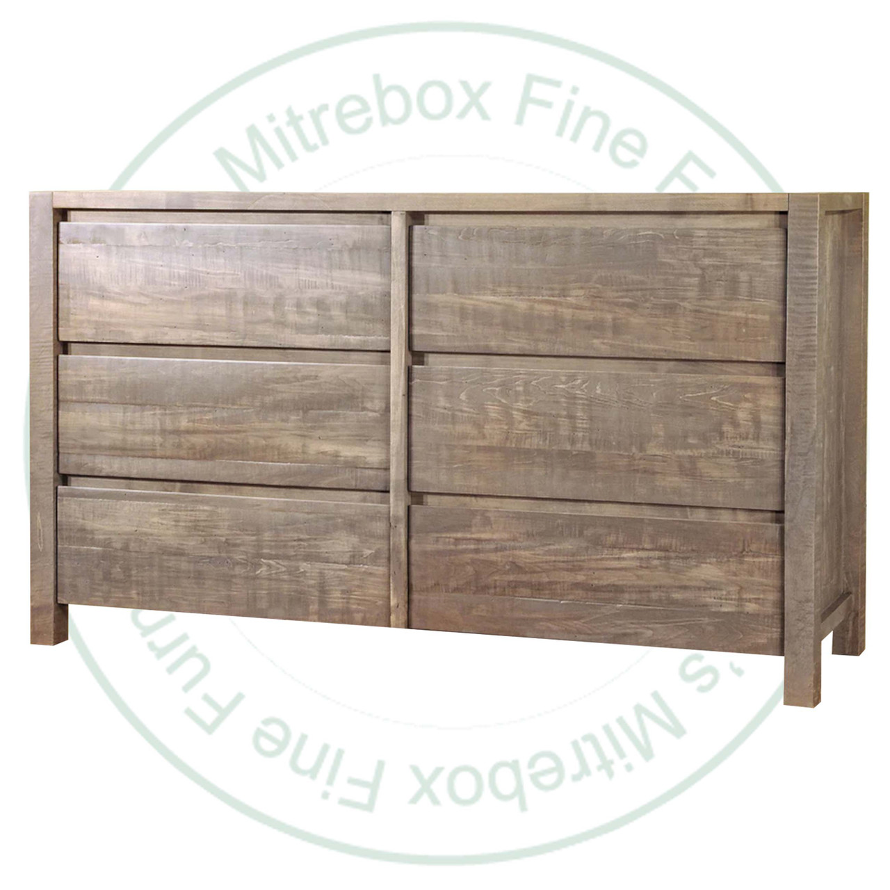 Oak Meta Sequoia 6 Drawer Dresser