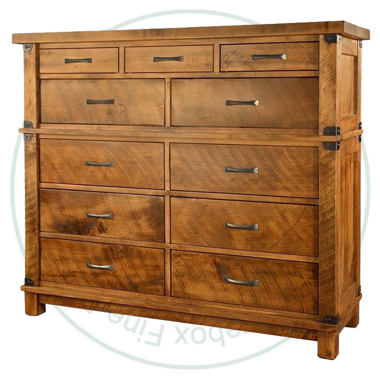 Oak Galley 11 Drawer Dresser