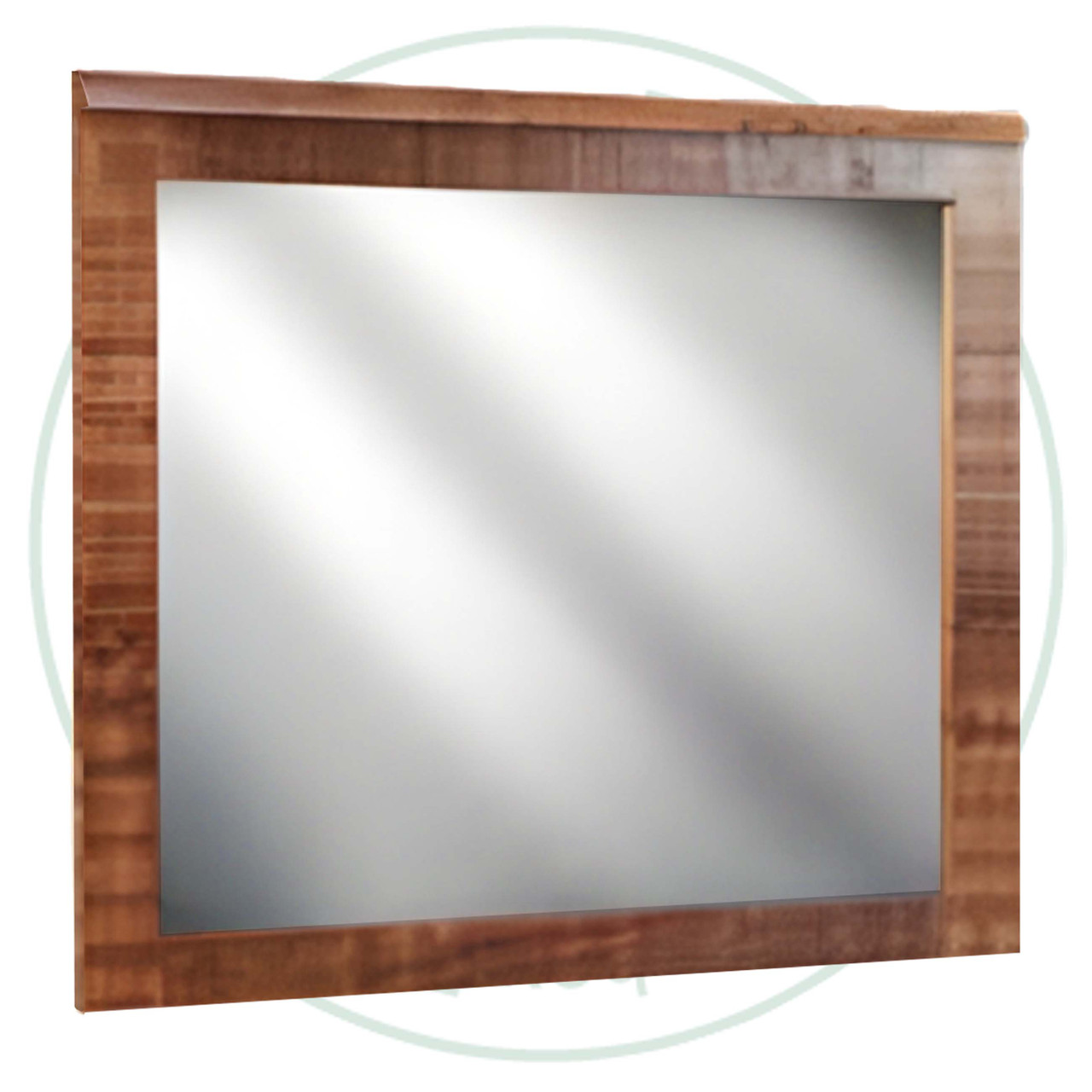Wormy Maple Edgewood Dresser Live Edge Mirror