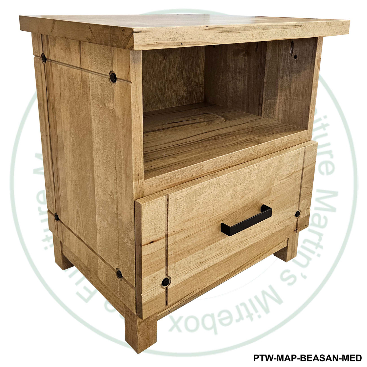 Pine Heritage Open Night Stand