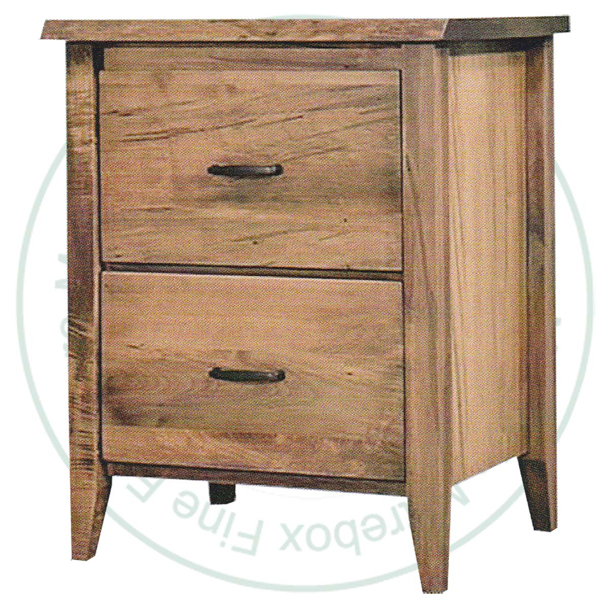 Wormy Maple Riverside 2 Drawer Nightstand